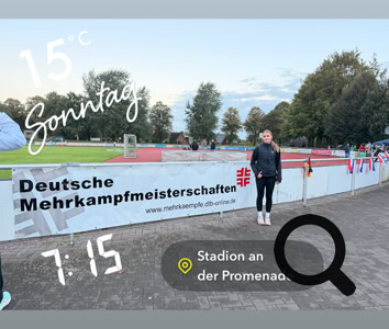 Morgaine Rosenke Deutsche Meisterin bei den Deutschen Mehrkampfmeisterschaften im Leichtathletik Fünfkampf 2026 DTB